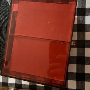 Red Acrylic Storage/ jewelry box